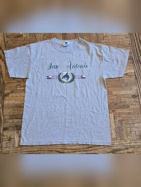 Vintage Kingstree Classic San Antonio Authentic Shirt Single Stitch Sz L